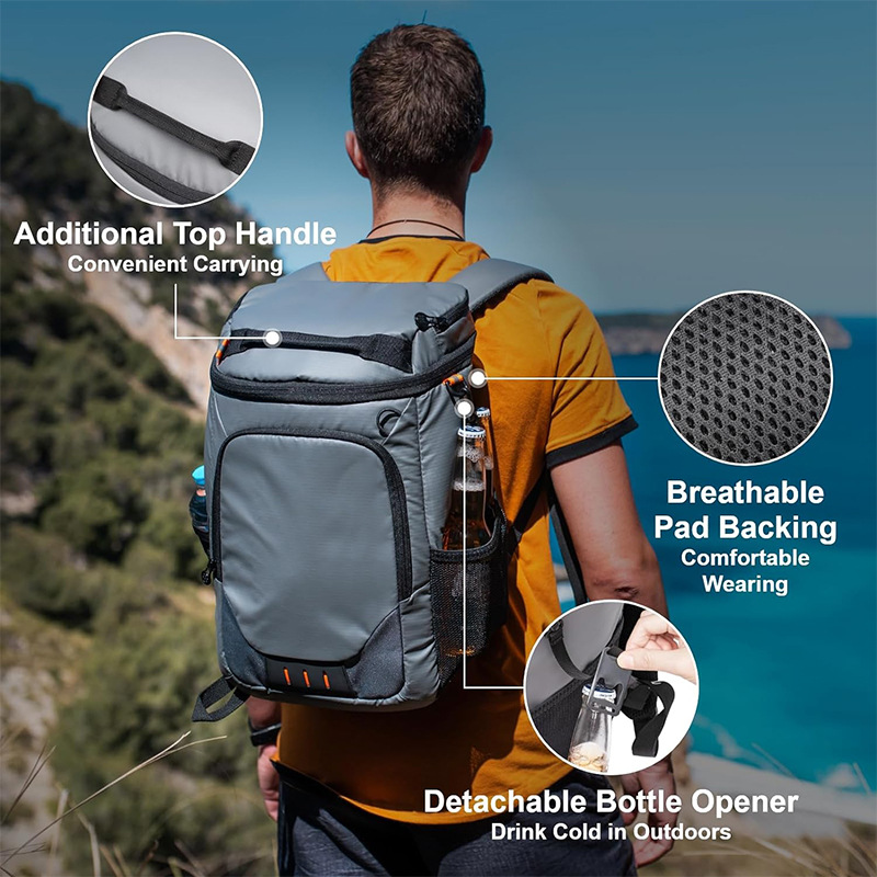 Outdoor backpack Thermal pack picnic bag cooler backpack