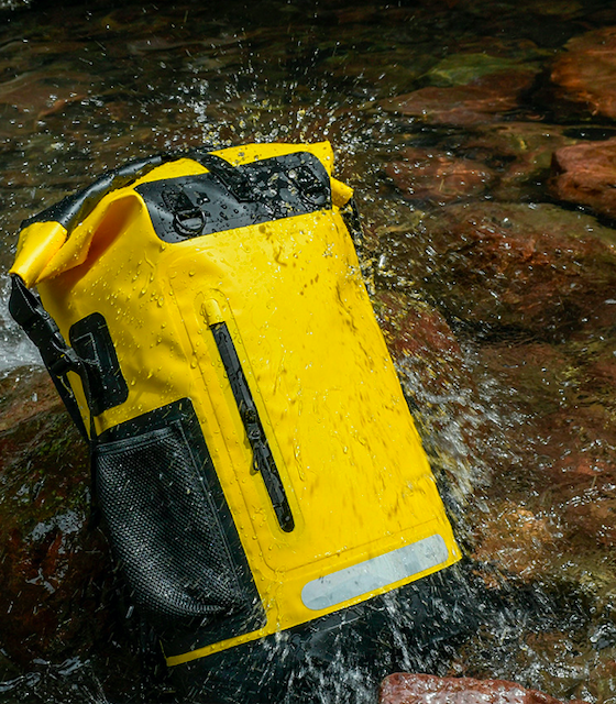 Dry Bag Backpack, 35L Floating Waterproof Backpack Roll-Top Closure for Kayaking, Boating, Hiking, C