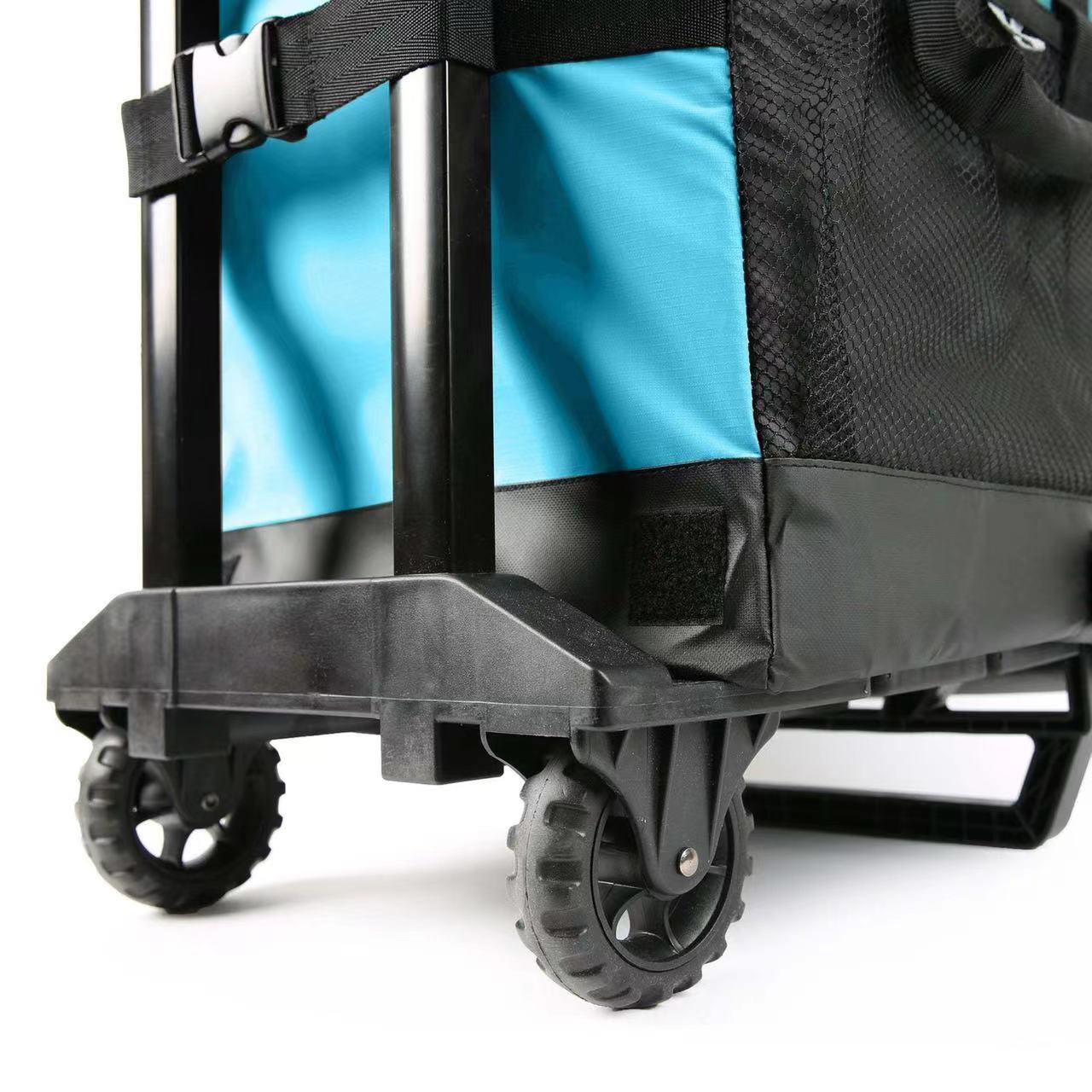 60L Collapsible Rolling Coller with Wheels