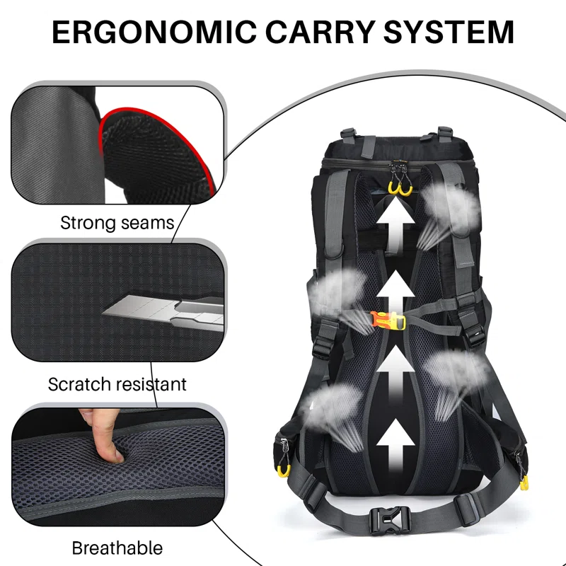 60L Climbing Backpack,